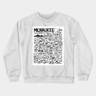 Milwaukee Map Crewneck Sweatshirt